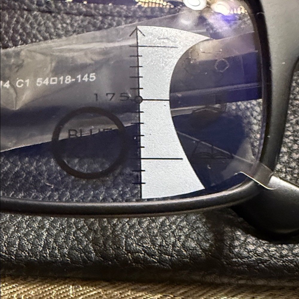 Black unisex Glasses Blue light blocking  +1.75 Readers with cases new 2 pair - Picture 6 of 6